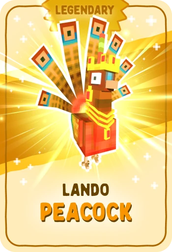 Carta de Lando, pavo real legendario