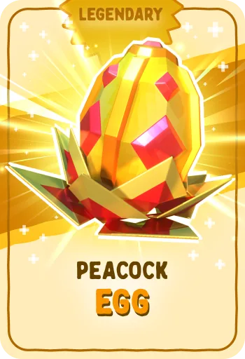Huevo de pavo real legendario